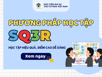 PHƯƠNG PHÁP HỌC TẬP SQ3R - HỌC TẬP HIỆU QUẢ, ĐIỂM CAO DỄ DÀNG