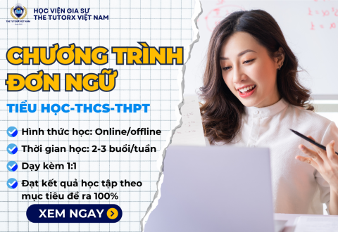 KHÓA HỌC THEO CHƯƠNG TRÌNH ĐƠN NGỮ