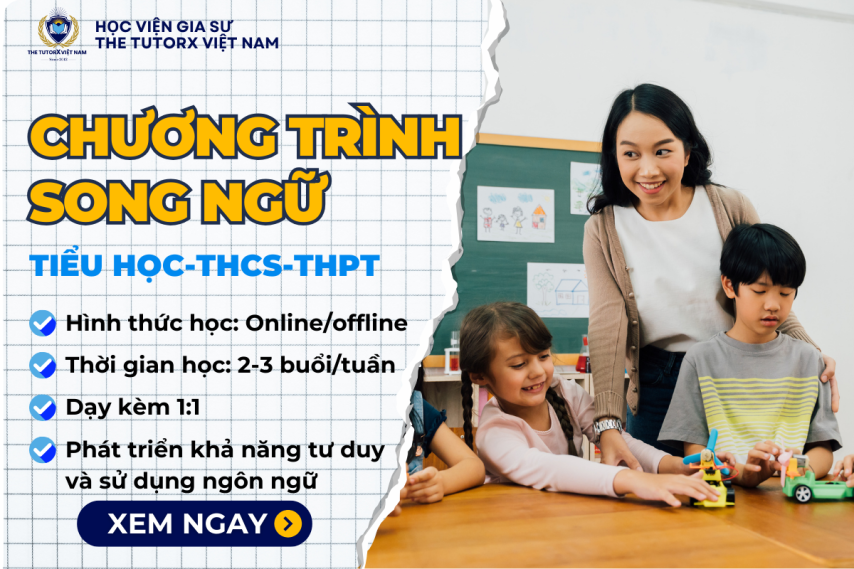 KHÓA HỌC THEO CHƯƠNG TRÌNH SONG NGỮ