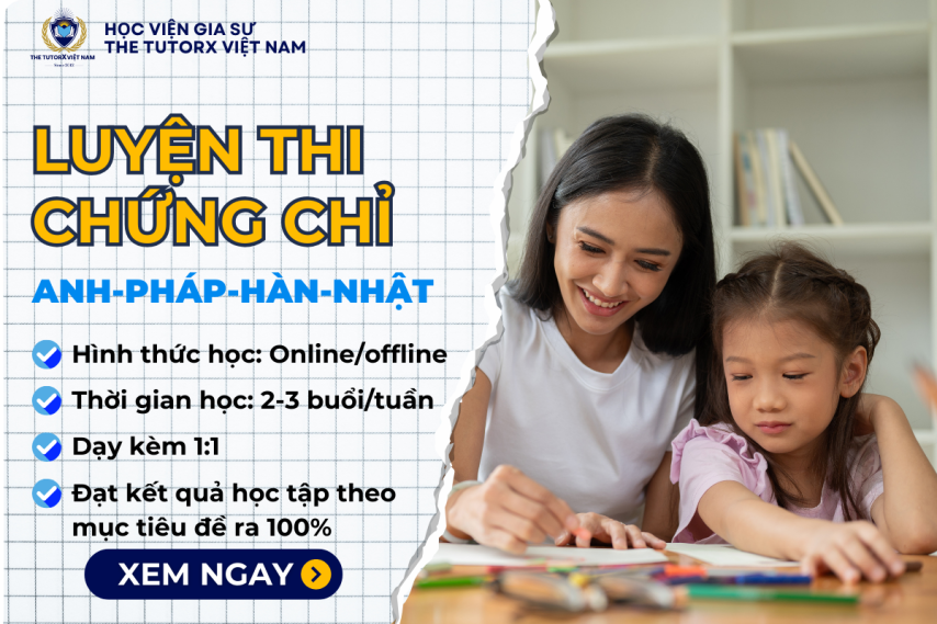 KHÓA HỌC LUYỆN THI CÁC CHỨNG CHỈ NGOẠI NGỮ