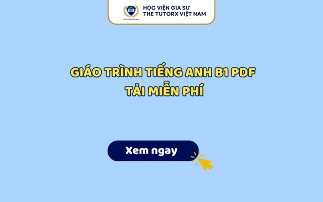 Giáo Trình Tiếng Anh B1 PDF - Tải Miễn Phí