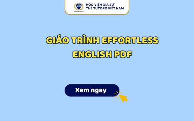 Giáo Trình Effortless English PDF Mới
