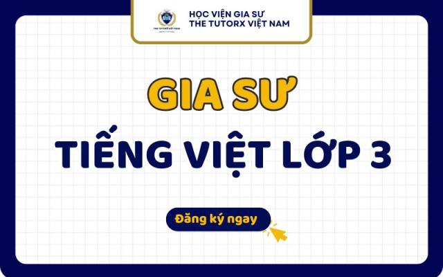 Gia Sư Tiếng Việt Lớp 3 Uy Tín Cam Kết Tiến Bộ