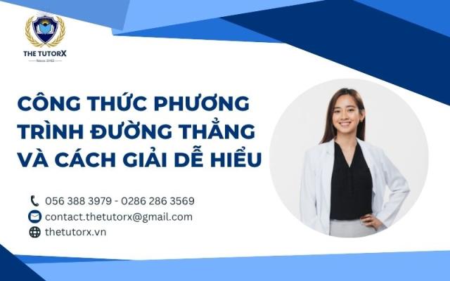 Công thức phương trình đường thẳng và cách giải dễ hiểu