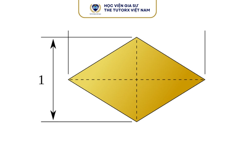Công thức liên quan đến đường chéo hình thoi