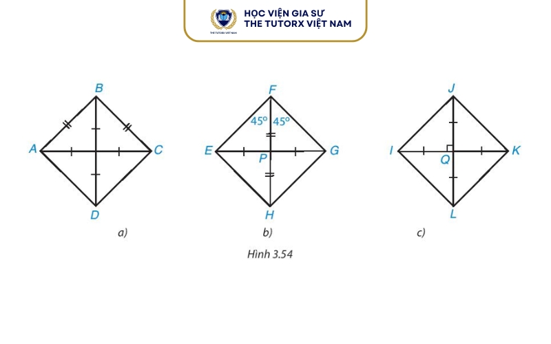 Chứng minh hình bình hành là hình thoi