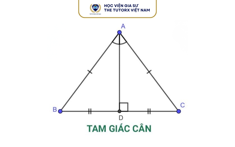 Công thức quan trọng trong tam giác cân