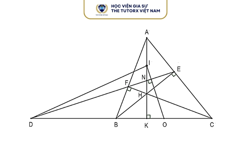 Các dạng bài tập về tam giác có 3 góc nhọn