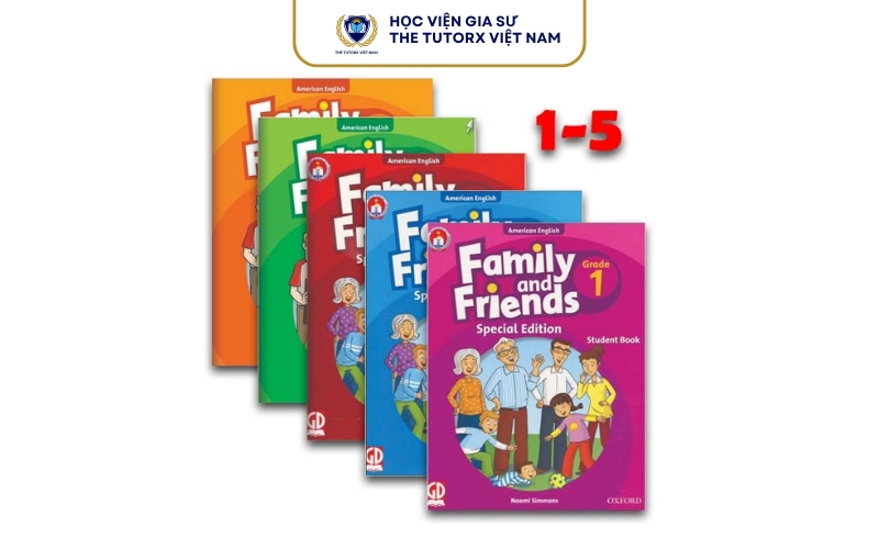 Bộ giáo trình Family and Friends gồm những cấp độ nào?