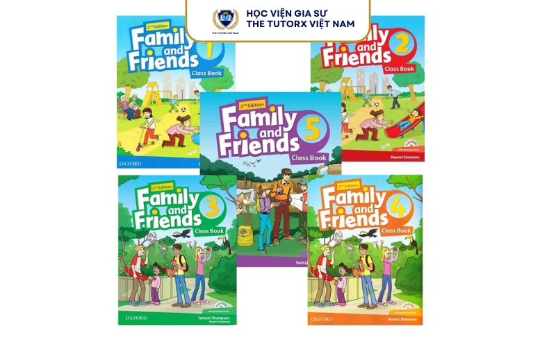 Bộ giáo trình Family and Friends gồm những tài liệu gì?
