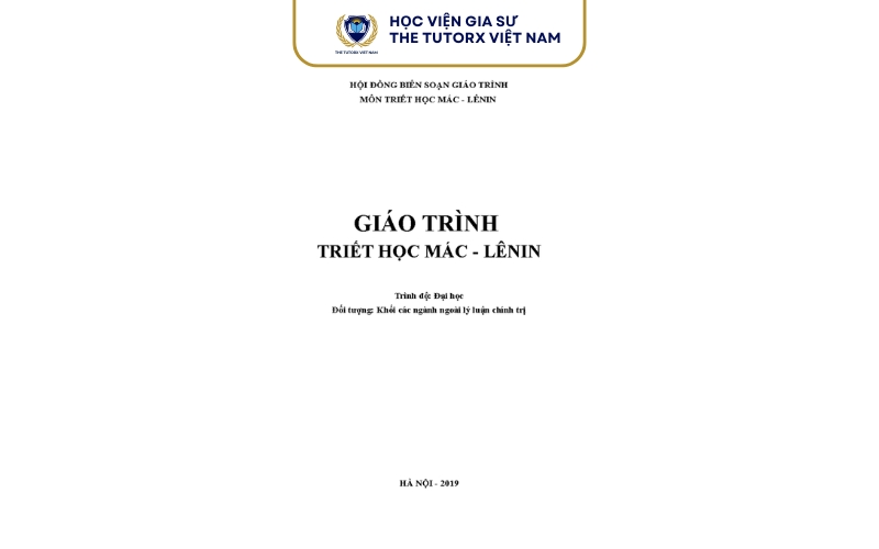 Tải giáo trình Triết học Mác Lê Nin PDF miễn phí