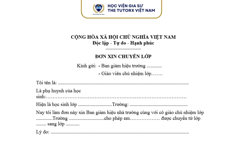 Hồ sơ cần chuẩn bị khi xin chuyển lớp cấp 2