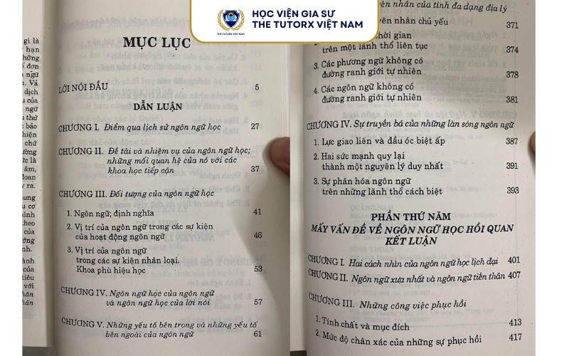 Nội Dung Chính Giáo Trình Ngôn Ngữ Học Đại Cương