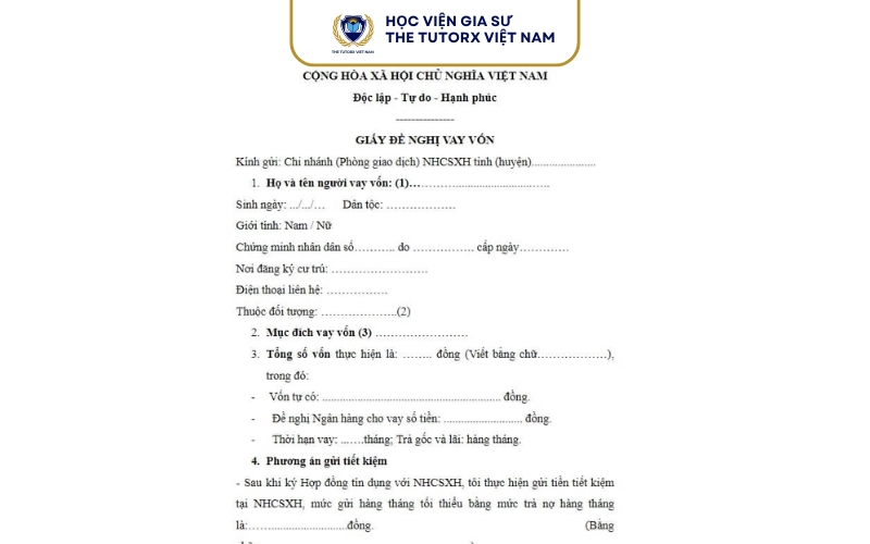 Quy trình xin giấy xác nhận vay vốn sinh viên