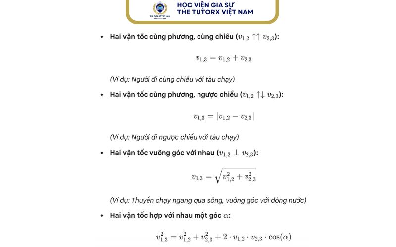 Các trường hợp đặc biệt về độ lớn